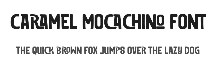 Caramel Mocachino Font by Maknastd — Display Font