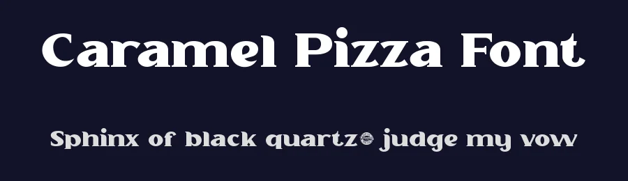 Caramel Pizza Font by CalligraphyFonts.net — Display Font — thumbnail 2