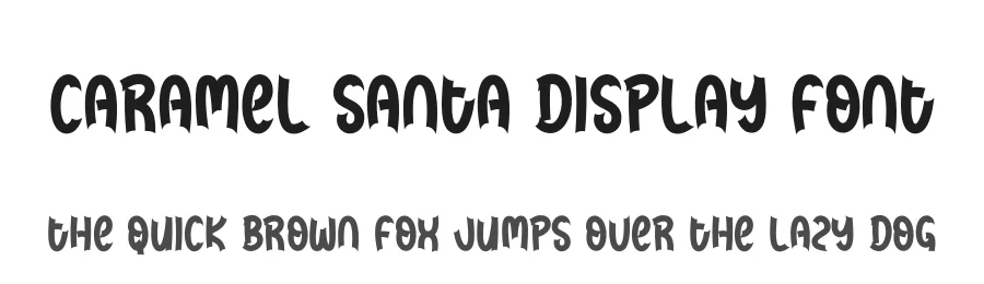 Caramel Santa Display Font by andikastudio — Display Font