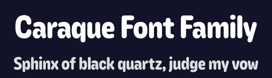 Caraque Font Family by daltonmaag — Sans Serif Font — thumbnail 2
