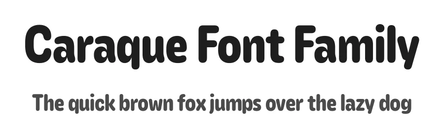 Caraque Font Family by daltonmaag β Sans Serif Font