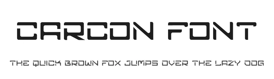 Carcon Font by hayoyuka8 — Display Font