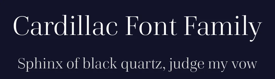 Cardillac Font Family by Hoftype — Sans Serif Font — thumbnail 2