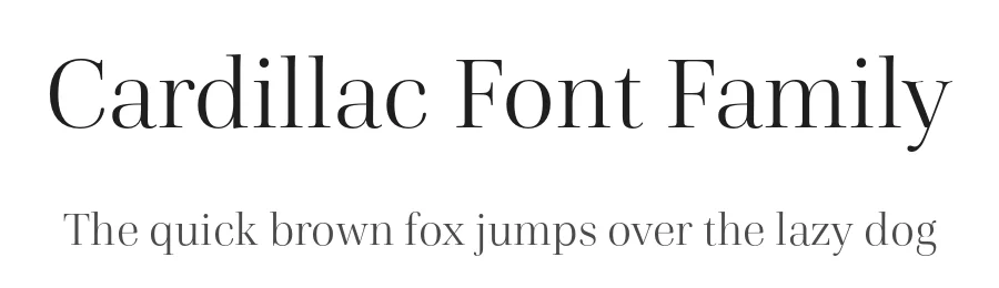 Cardillac Font Family by Hoftype — Sans Serif Font