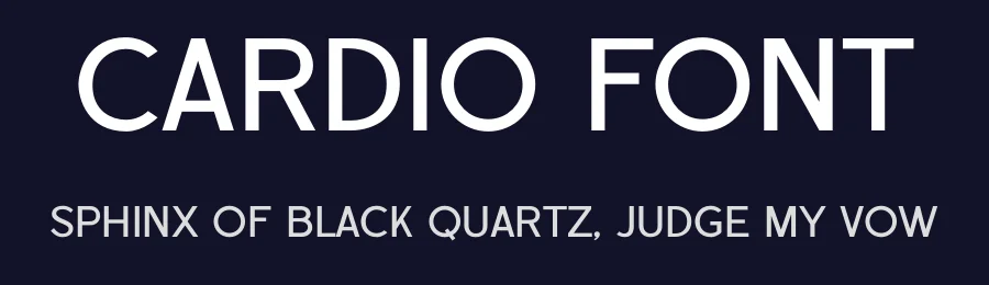 Cardio Font by TypeLogue — Sans Serif Font — thumbnail 2