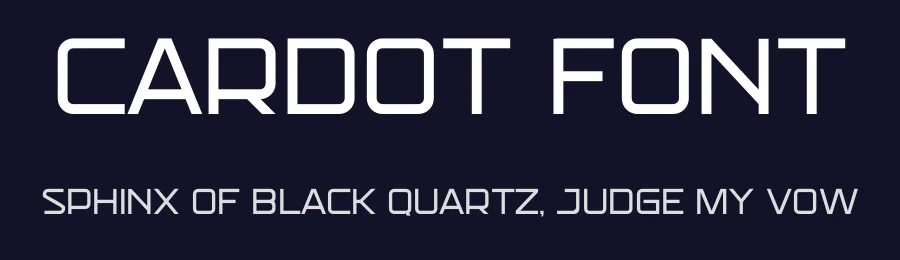 Cardot Font by Marvadesign — Display Font — thumbnail 2