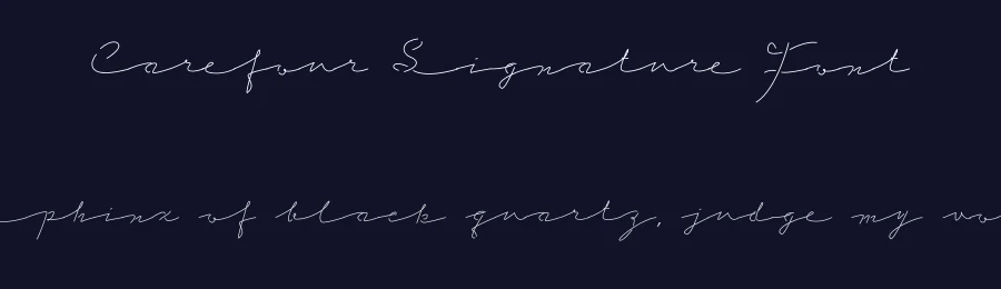 Carefour Signature Font by jetsmax — Script Handwritten Font — thumbnail 2