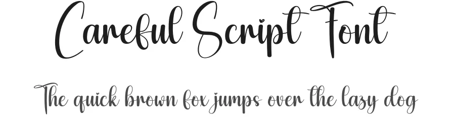 Careful Script Font by andikastudio — Script Handwritten Font