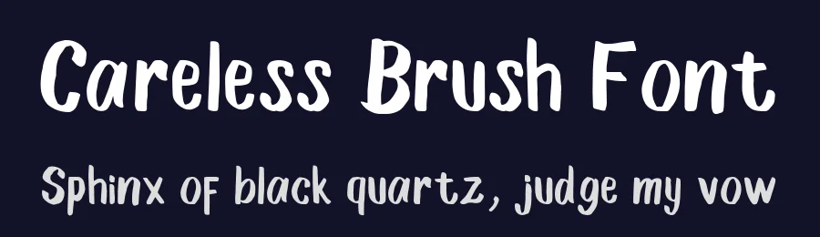 Careless Brush Font by Aldi Wangsadipa — Script Handwritten Font — thumbnail 2