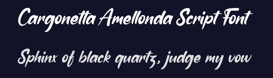 Cargonetta Amellonda Script Font by andikastudio — Script Handwritten Font — thumbnail 2