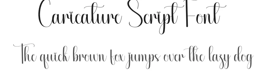 Caricature Script Font by creativeletter — Script Handwritten Font
