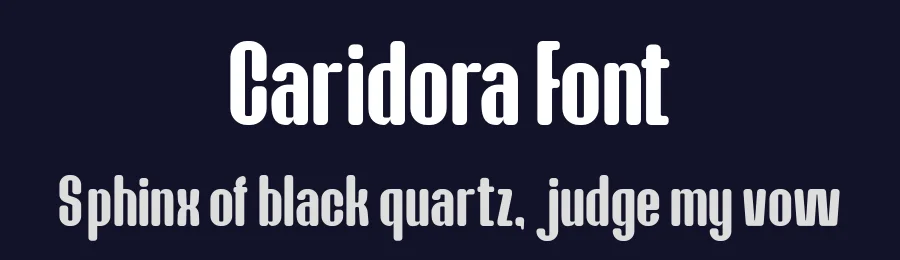 Caridora Font by bentype — Decorative Font — thumbnail 2