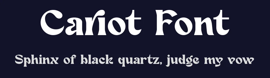 Cariot Font by MaikoHatta — Serif Font — thumbnail 2
