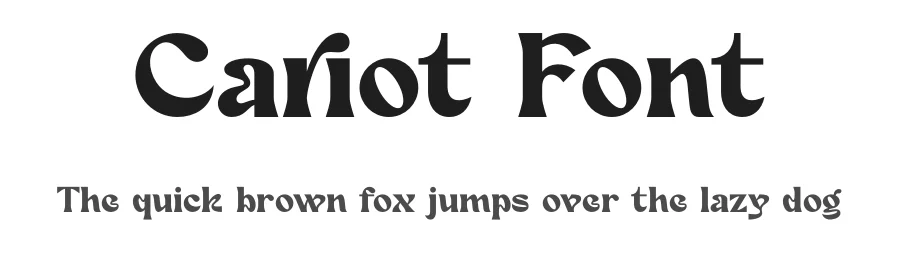 Cariot Font by MaikoHatta — Serif Font