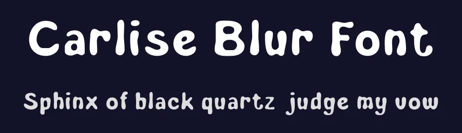 Carlise Blur Font by craftsupplyco — Display Font — thumbnail 2