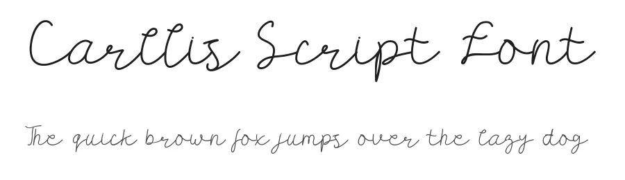 Carllis Script Font by edricstudio — Script Handwritten Font