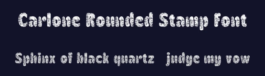 Carlone Rounded Stamp Font by craftsupplyco — Sans Serif Font — thumbnail 2