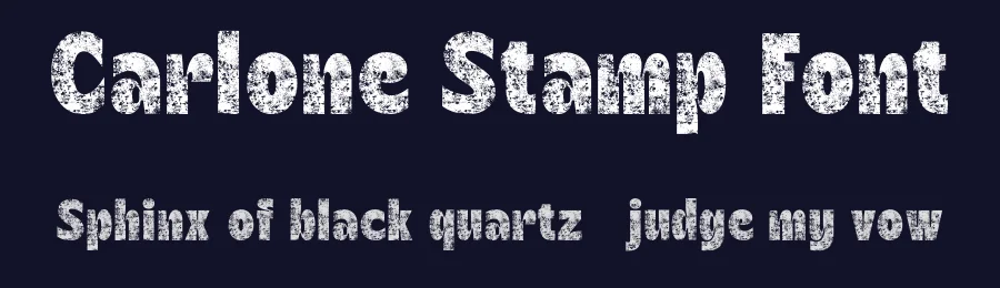 Carlone Stamp Font by craftsupplyco — Sans Serif Font — thumbnail 2