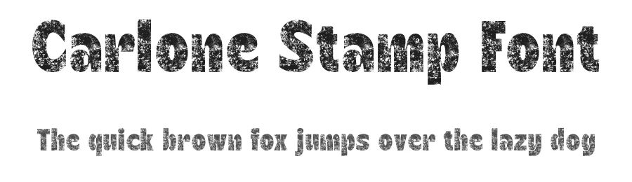 Carlone Stamp Font by craftsupplyco — Sans Serif Font