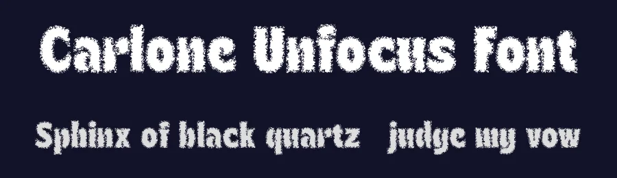 Carlone Unfocus Font by craftsupplyco — Display Font — thumbnail 2