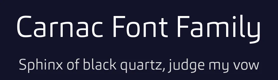 Carnac Font Family by Hoftype — Sans Serif Font — thumbnail 2