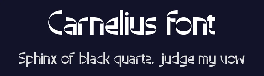 Carnelius Font by Muksal Creative — Sans Serif Font — thumbnail 2