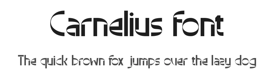 Carnelius Font by Muksal Creative — Sans Serif Font