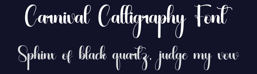 Carnival Calligraphy Font by inermediaSTUDIO — Script Handwritten Font — thumbnail 2
