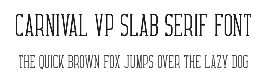 Carnival VP Slab Serif Font by vp_creative_shop — Slab Serif Font