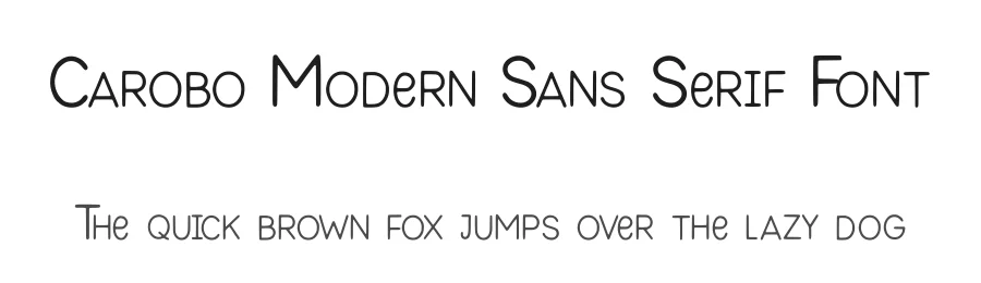 Carobo Modern Sans Serif Font by AstutiStudio — Serif Font