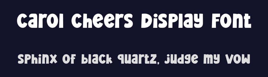 Carol Cheers Display Font by Siapgraph — Display Font — thumbnail 2