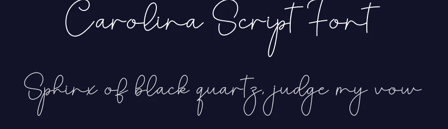 Carolina Script Font by creativeletter — Script Handwritten Font — thumbnail 2