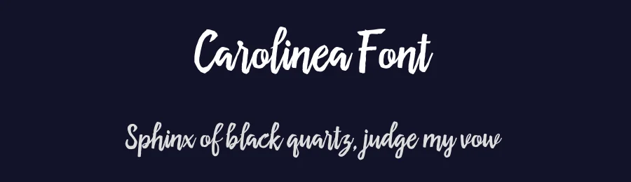Carolinea Font by Hamilton — Script Handwritten Font — thumbnail 2