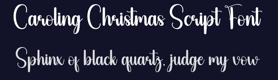 Caroling Christmas Script Font by creativeletter — Script Handwritten Font — thumbnail 2