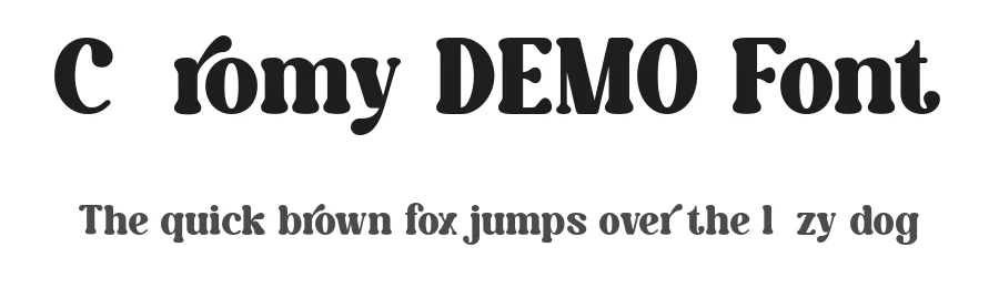 Caromy DEMO Font by Fontliner — Display Font