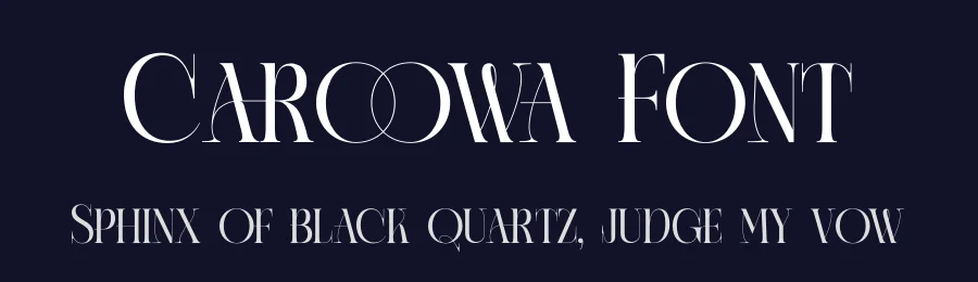 Caroowa Font by timelesstype.co — Serif Font — thumbnail 2