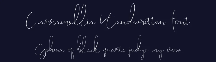 Carramellia Handwritten Font by fourlines.studio — Script Handwritten Font — thumbnail 2