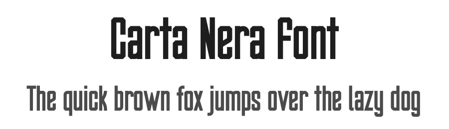 Carta Nera Font by Manlogs Studio — Decorative Font