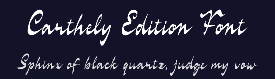 Carthely Edition Font by Denustudios — Script Handwritten Font — thumbnail 2