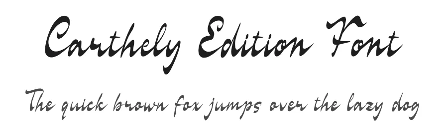 Carthely Edition Font by Denustudios — Script Handwritten Font