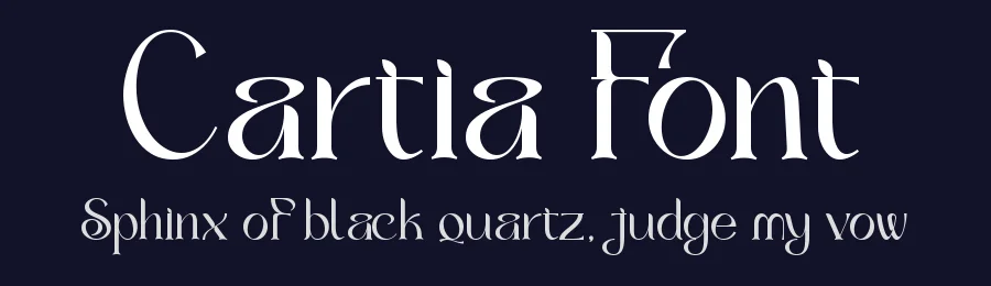Cartia Font by Thomas Aradea — Serif Font — thumbnail 2