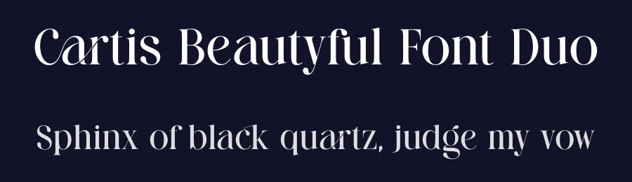 Cartis Beautyful Font Duo by ToniStudio — Script Handwritten Font — thumbnail 2