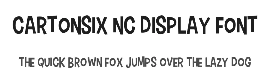 Cartonsix NC Display Font by Jayvee Enaguas — Sans Serif Font