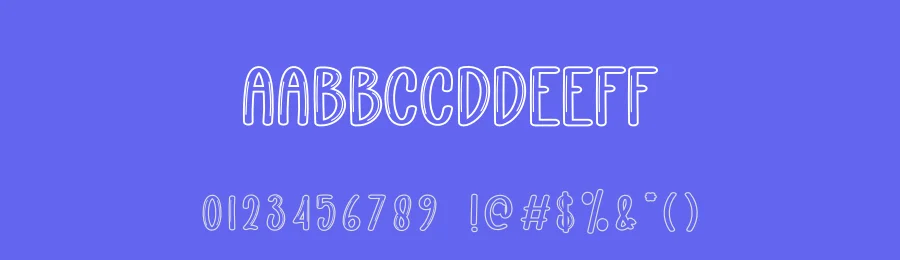 Cartoon Character Display Font by creativeletter — Display Font — thumbnail 3