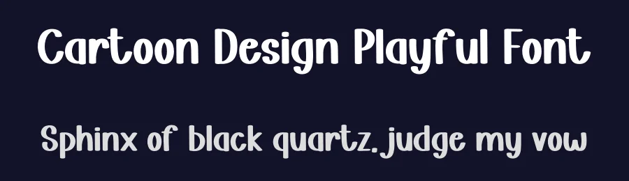 Cartoon Design Playful Font by freshtypeink — Display Font — thumbnail 2