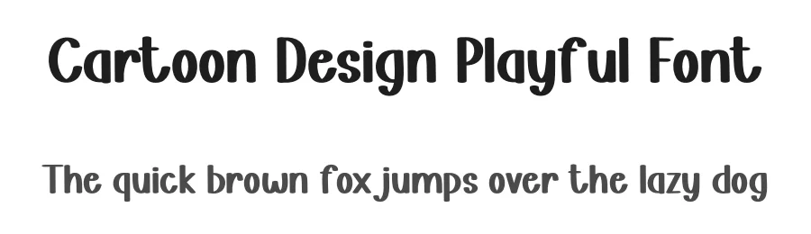 Cartoon Design Playful Font by freshtypeink — Display Font