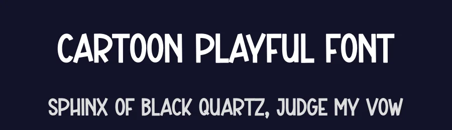Cartoon Playful Font by creativeletter — Decorative Font — thumbnail 2