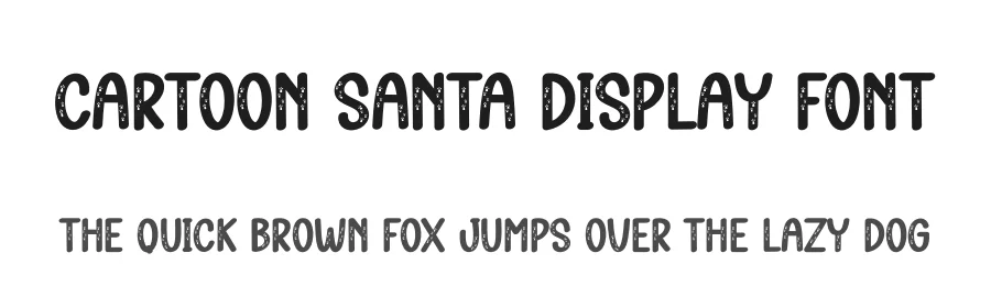 Cartoon Santa Display Font by andikastudio — Display Font