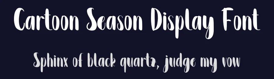 Cartoon Season Display Font by inermediaSTUDIO — Display Font — thumbnail 2