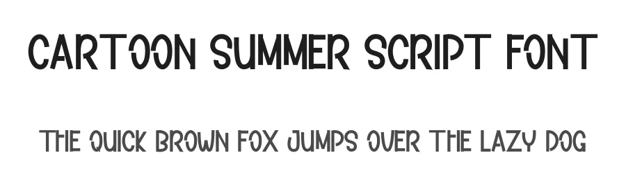 Cartoon Summer Script Font by inermediaSTUDIO — Display Font